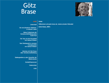 Tablet Screenshot of goetz-brase.de